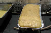 baked cake in solar oven